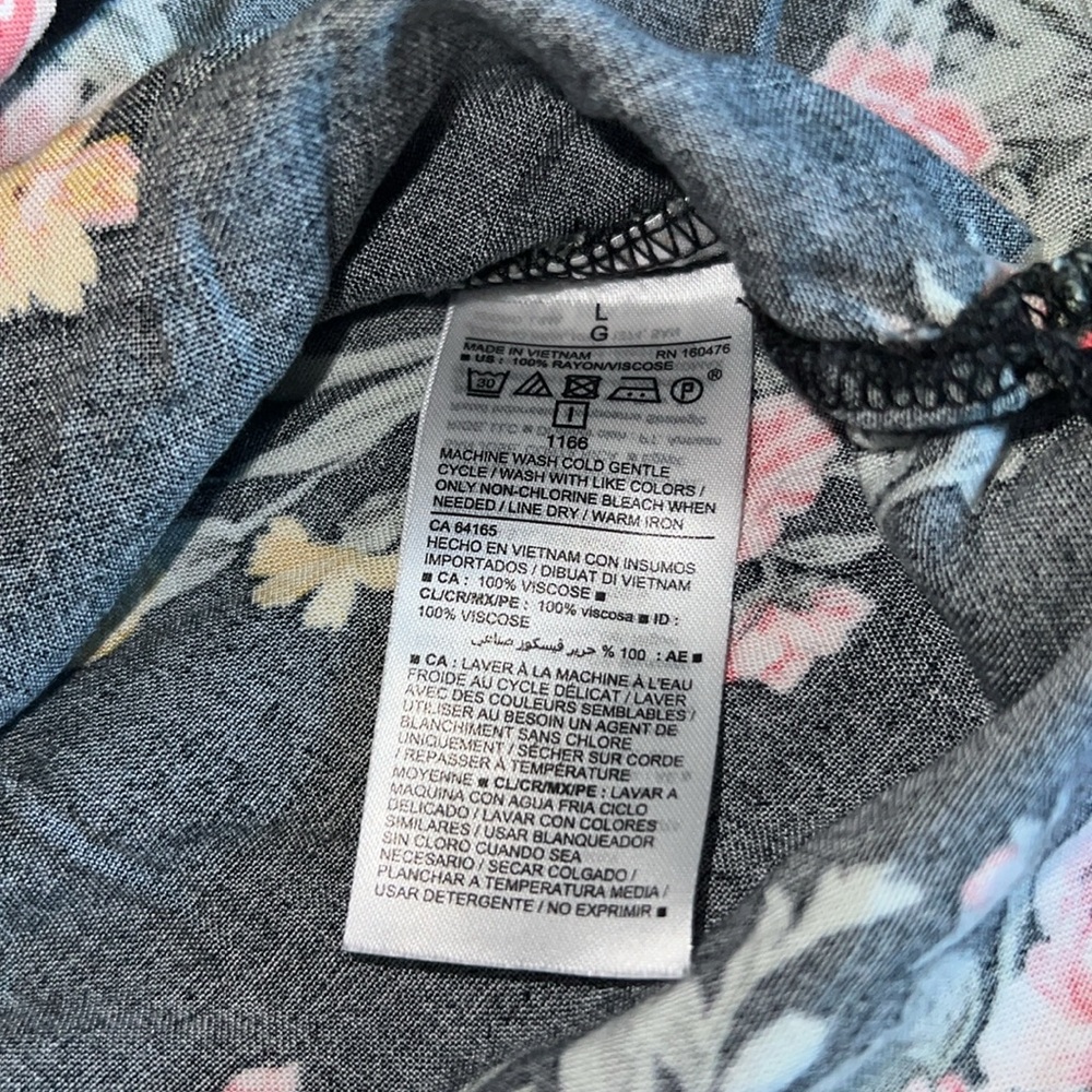 Old Navy Floral Spaghetti Tank - Picture 3 of 6
